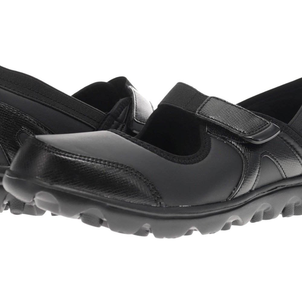 Propét Onalee all black comfort removable insole diabetic shoe adorable